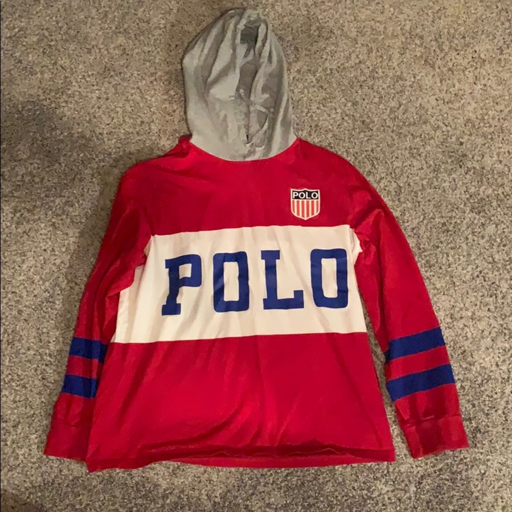 Polo Track Sheild shirt hoodie
